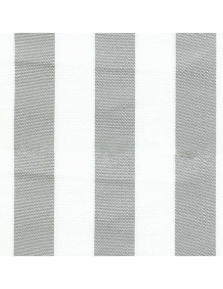 Toile transat - Blanc et gris