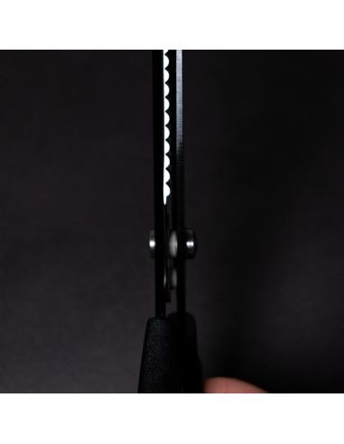 Ciseaux cranteurs festonnés noirs Midnight 23 cm LDH