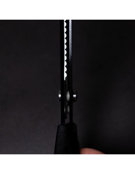 Ciseaux cranteurs festonnés noirs Midnight 23 cm LDH