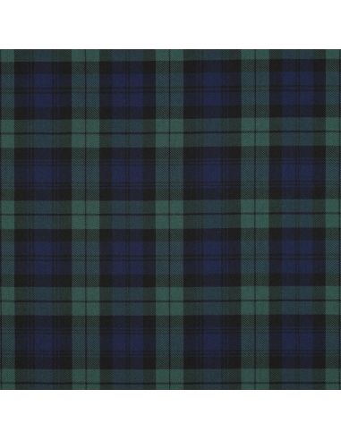Tissus tartan écossais - Bleu et vert