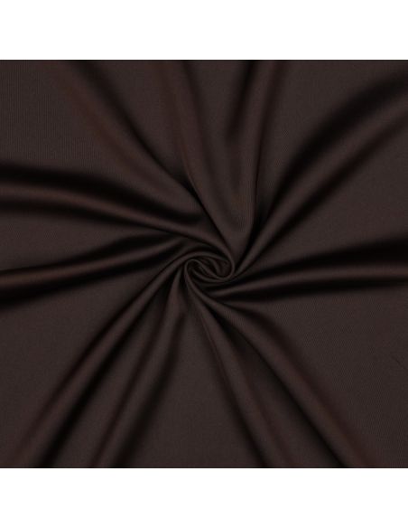 Tissu micro satin touché soie - Chocolat