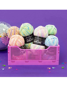 Sachet de 4 pelotes Scheepjes Little Darling Sprinkled - Puddle Play 2