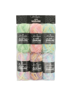 Sachet de 6 pelotes Scheepjes Little Darling Sprinkled - Sugar Rush