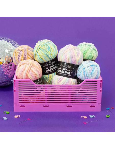 Sachet de 4 pelotes Scheepjes Little Darling Sprinkled - Puddle Play
