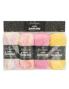 Sachet de 4 pelotes Scheepjes Little Darling Sprinkled - Sundae Parade