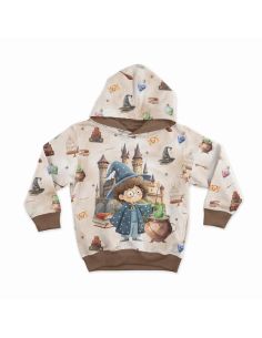 Panneau tissu sweat léger 40 cm x 50 cm - Sorcier 2