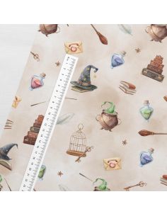 Tissu coton premium - Monde magique 2