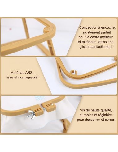 Support de borderie double niveau - Moutarde