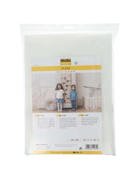 Molleton thermocollant Vlieseline H630 - Coupon prêt à l'emploi - 90 cm x 100 cm
