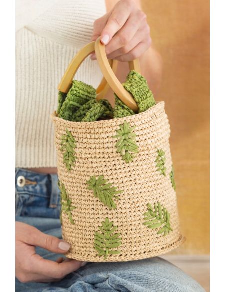 Anses en bois demi cercle pour sac à main - Naturel