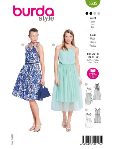 Patron de robe - Burda 5635