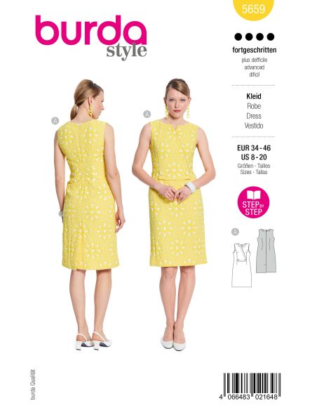 Patron de robe - Burda 5659