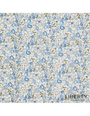 Tissu Liberty - Éloise bleu foncé