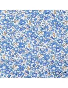 Tissu Liberty - Betsy Ann bleu