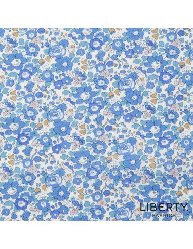 Tissu Liberty - Betsy Ann bleu