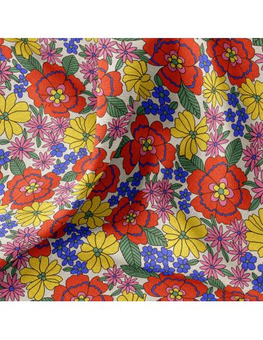 Toile de coton canvas demi-natté - Belonia