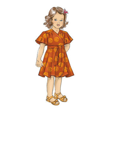 Patron de robe et ceinture - Butterick 6654