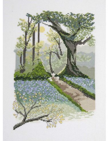 KAMIERFA Point de Croix Broderie Kits de Couture à la Main Bricolage 11CT Estampé pour les Débutants Kit de Broderie Pré-imprimé Motif 35x50cm