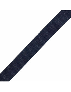 Sangle coton pour sac scintillante - Bleu marine 2