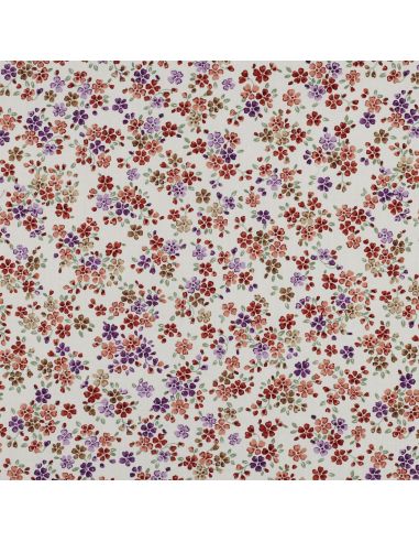Tissu popeline de coton Eloïse - Blanc cassé