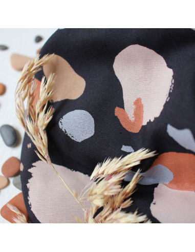 Tissu viscose Granito Night - Atelier Brunette