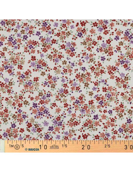 Tissu popeline de coton Eloïse - Blanc cassé