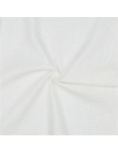 Tissu lin coton - Blanc