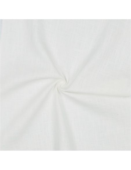 Tissu lin coton - Blanc