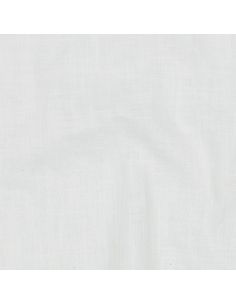 Tissu lin coton - Blanc 2
