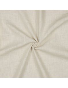 Tissu lin coton - Beige