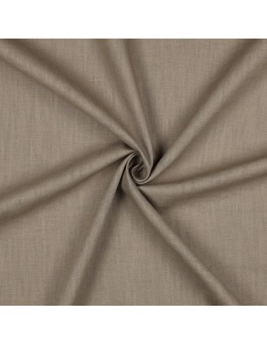 Tissu lin coton - Sable