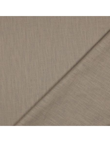 Tissu lin coton - Sable
