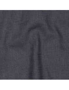 Tissu lin coton - Gris anthracite 2