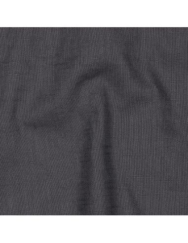 Tissu lin coton - Gris anthracite