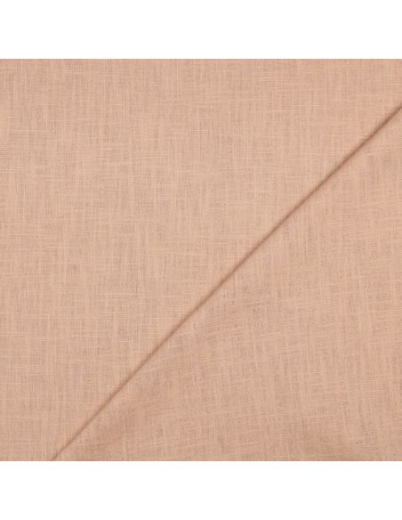 Tissu lin coton - Nude