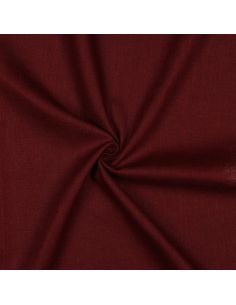 Tissu lin coton - Burgundy