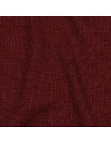 Tissu lin coton - Burgundy