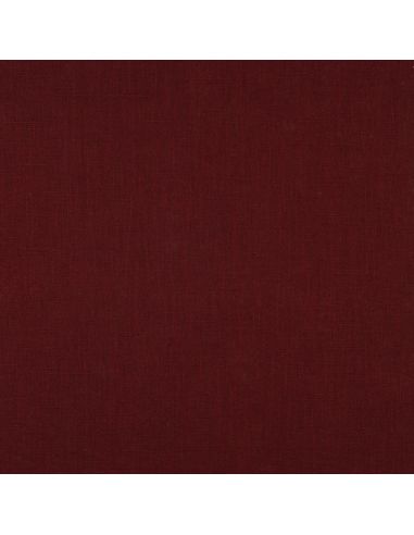 Tissu lin coton - Burgundy