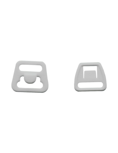 Fermoir clip pour soutien-gorge d´allaitement - Blanc