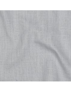 Tissu lin coton - Gris argent 2