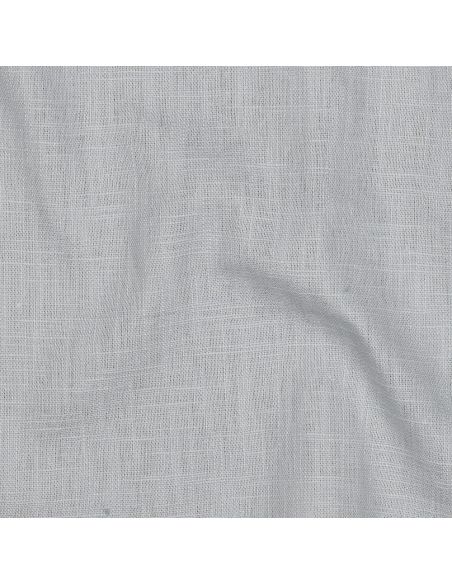 Tissu lin coton - Gris argent