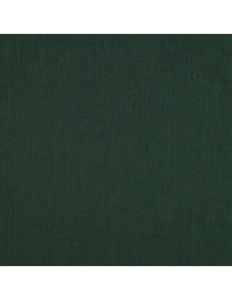 Tissu lin coton lavé - Vert sapin
