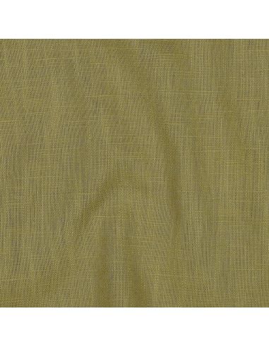 Tissu lin coton lavé - Kaki clair