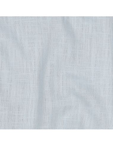 Tissu lin coton lavé - Bleu ciel