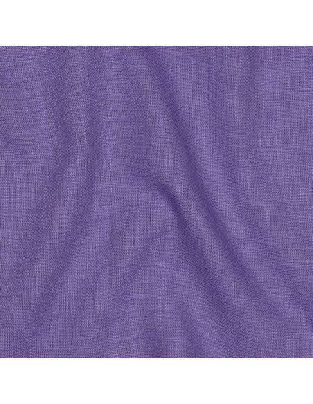 Tissu lin coton lavé - Violet