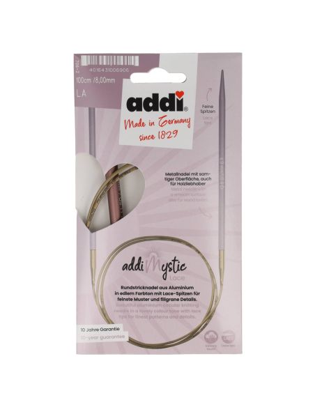 Aiguilles circulaires fixes addiMystic Lace