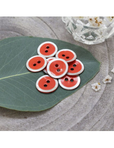 Bouton Halo - Tangerine