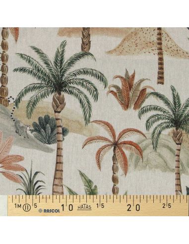 Toile de coton canvas premium - Jungle