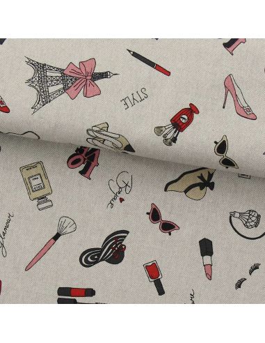 Toile de coton canvas - Fashionista