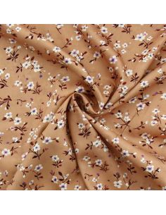 Tissu viscose Rosier sauvage - Alezan